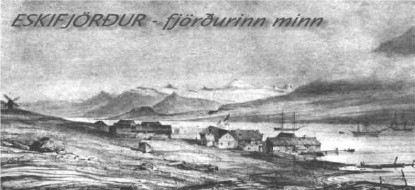 Mynd eftir Auguste Mayer frá 1836